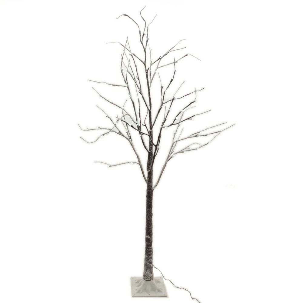 ALBERO INNEVATO LED 240CM-160L F.VERDE/L.CALDA ESTERNO