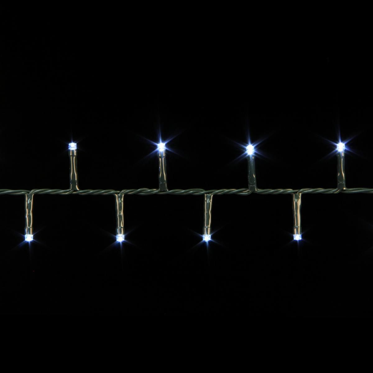 LUCI LED TWINKLE 1000L-20 MT -COMPATTE- L.FREDDA/F.VERDE ESTERNO