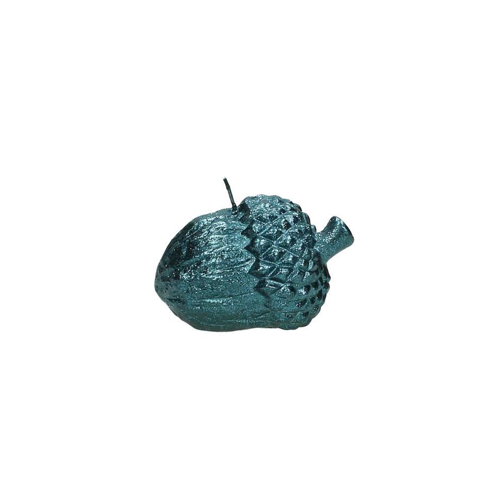 CANDELA D.7 CM H.10 CM PIGNETTA BLU
