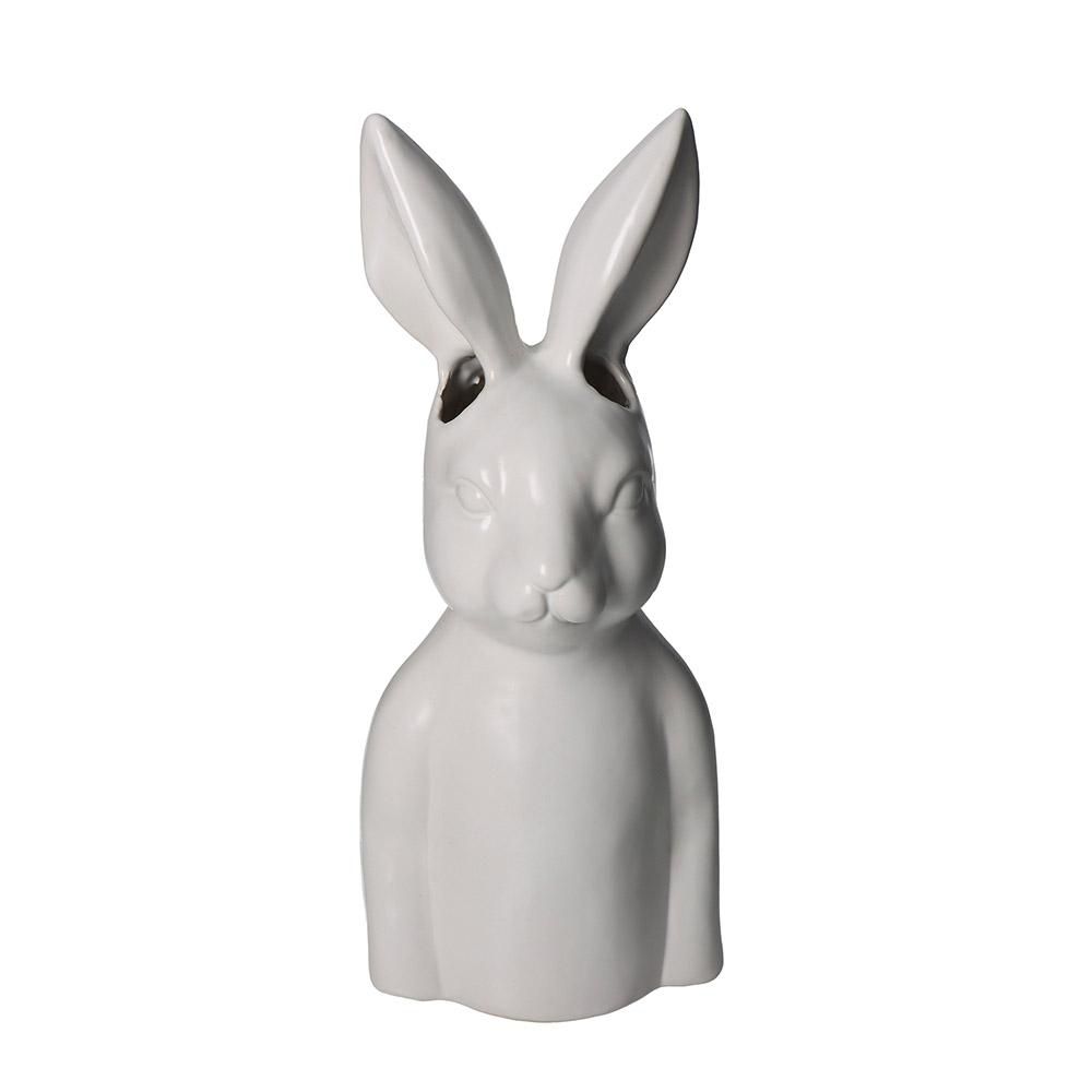 CONIGLIO VASO CERAMICA 13,5X14 CM H.32,5 CM BIANCO CONIGLIO VASO CERAMICA 13,5X14 CM H.32,5 CM BIANCO
