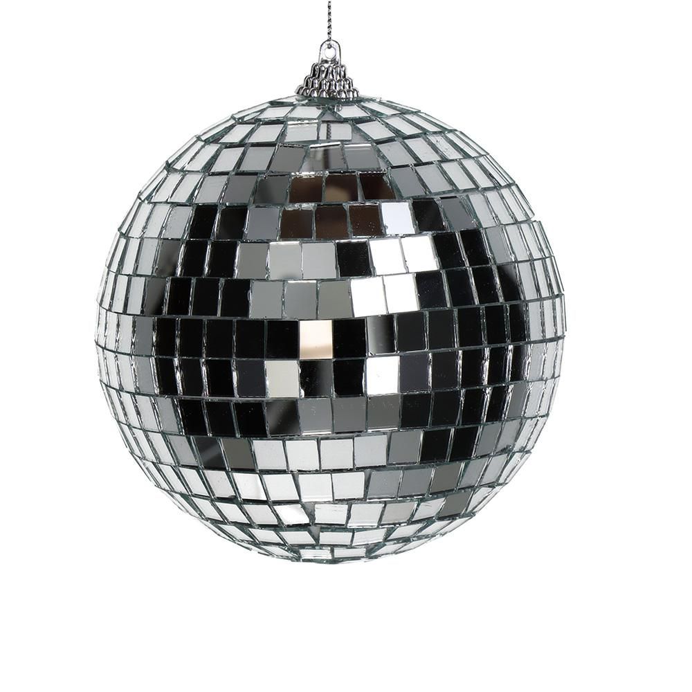SFERA VETRO SFACCETTATAMM.120 ARGENTO