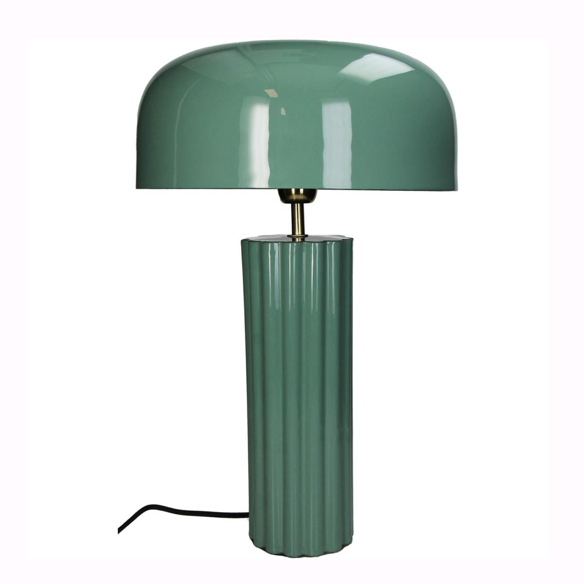 LAMPADA TAVOLO METALLO 30X30 CM H.47,5 CM VERDE