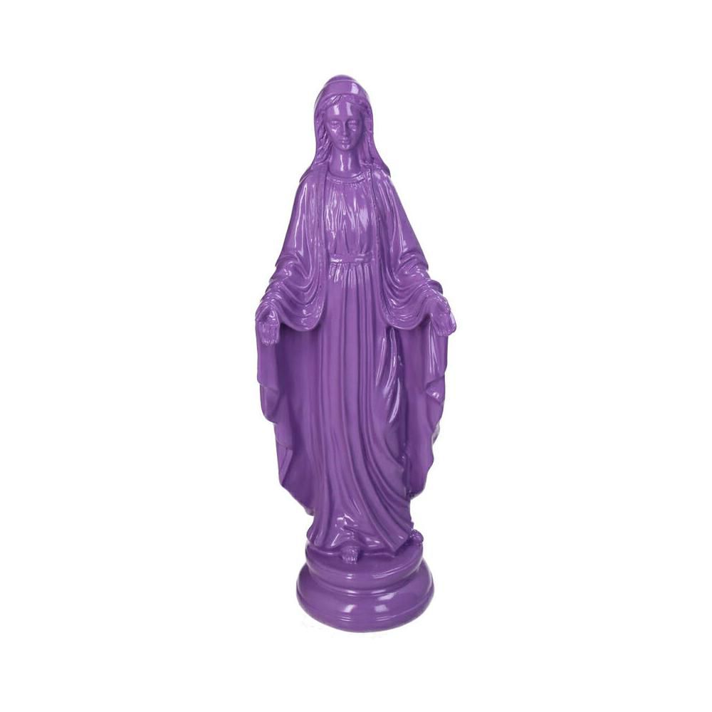 MADONNA POLIRESINA 11,5X10,5 CM H.33,5 CM VIOLA