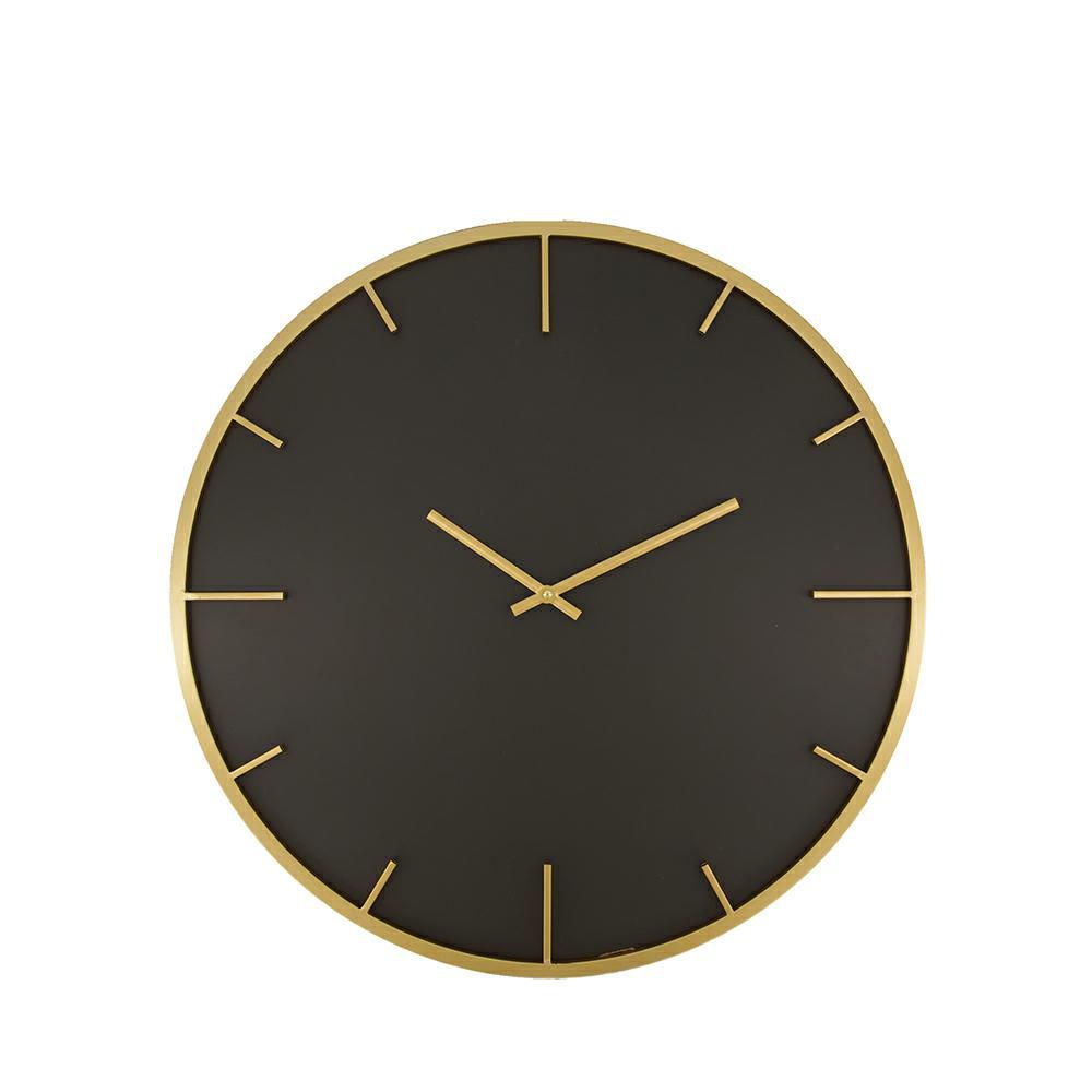OROLOGIO METALLO D.60 CM H.4 CM NERO/ORO