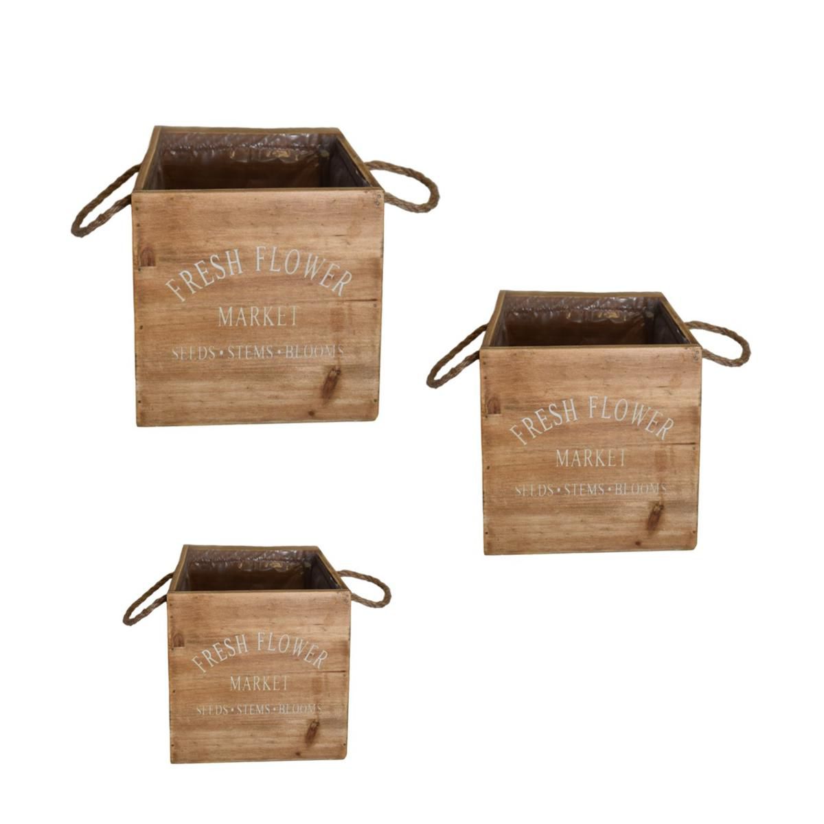 SET 3 CASSETTE LEGNO C/MANICI 18-15-12X18-5-12 H.18-15-12 NATUR SET 3 CASSETTE LEGNO C/MANICI 18-15-12X18-5-12 H.18-15-12 NATUR