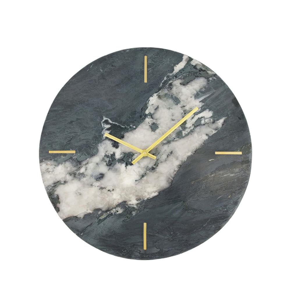 OROLOGIO MARMOO D.41 CMH.4 CM GRIGIO/BIANCO/ORO