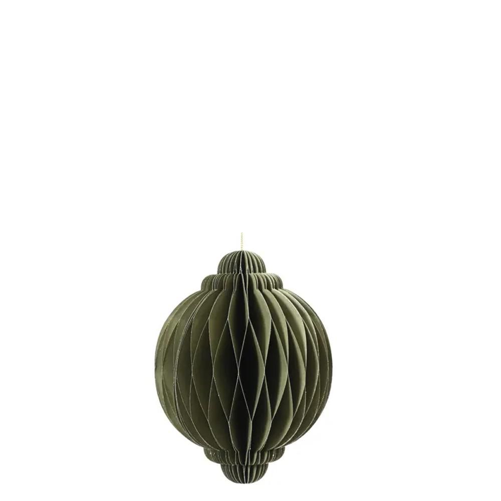 SFERA CARTA D/APP. D.15CM H.20 CM VERDE