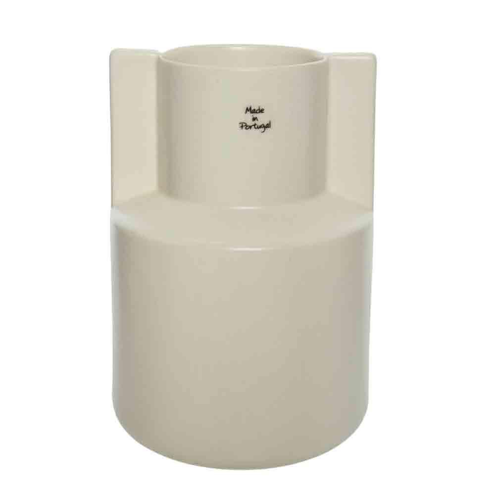 VASO TERRACOTTA D.19 CMH.28,5 CM BIANCO