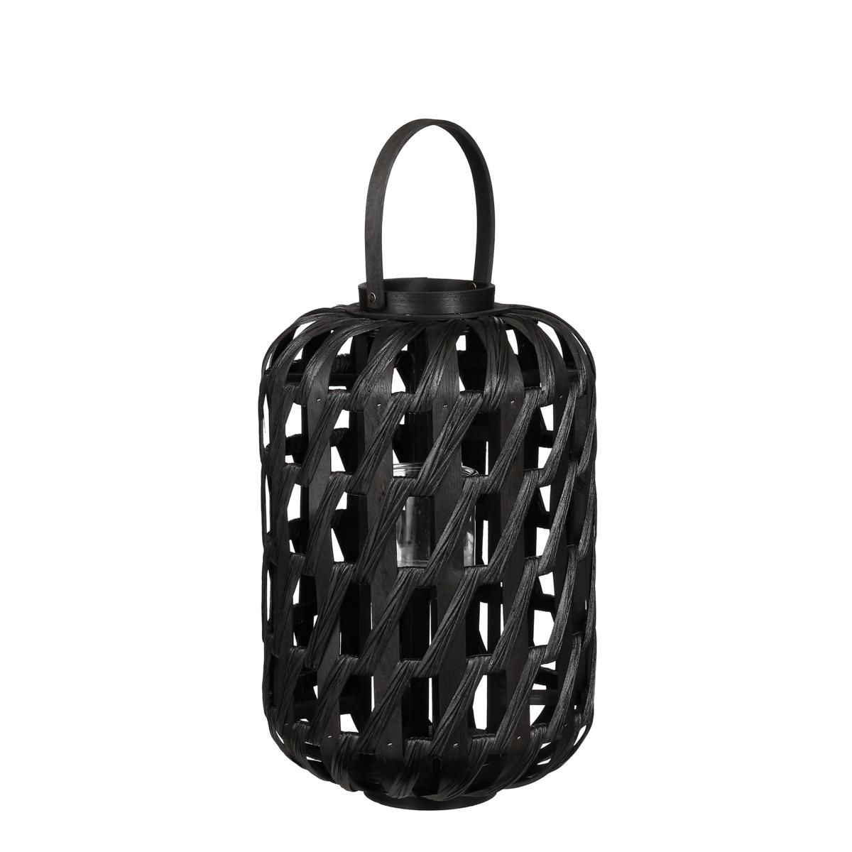 LANTERNA C/PORTATEALIGHT -HELIOS HURRICANE- D.31 H.49 CM NERO