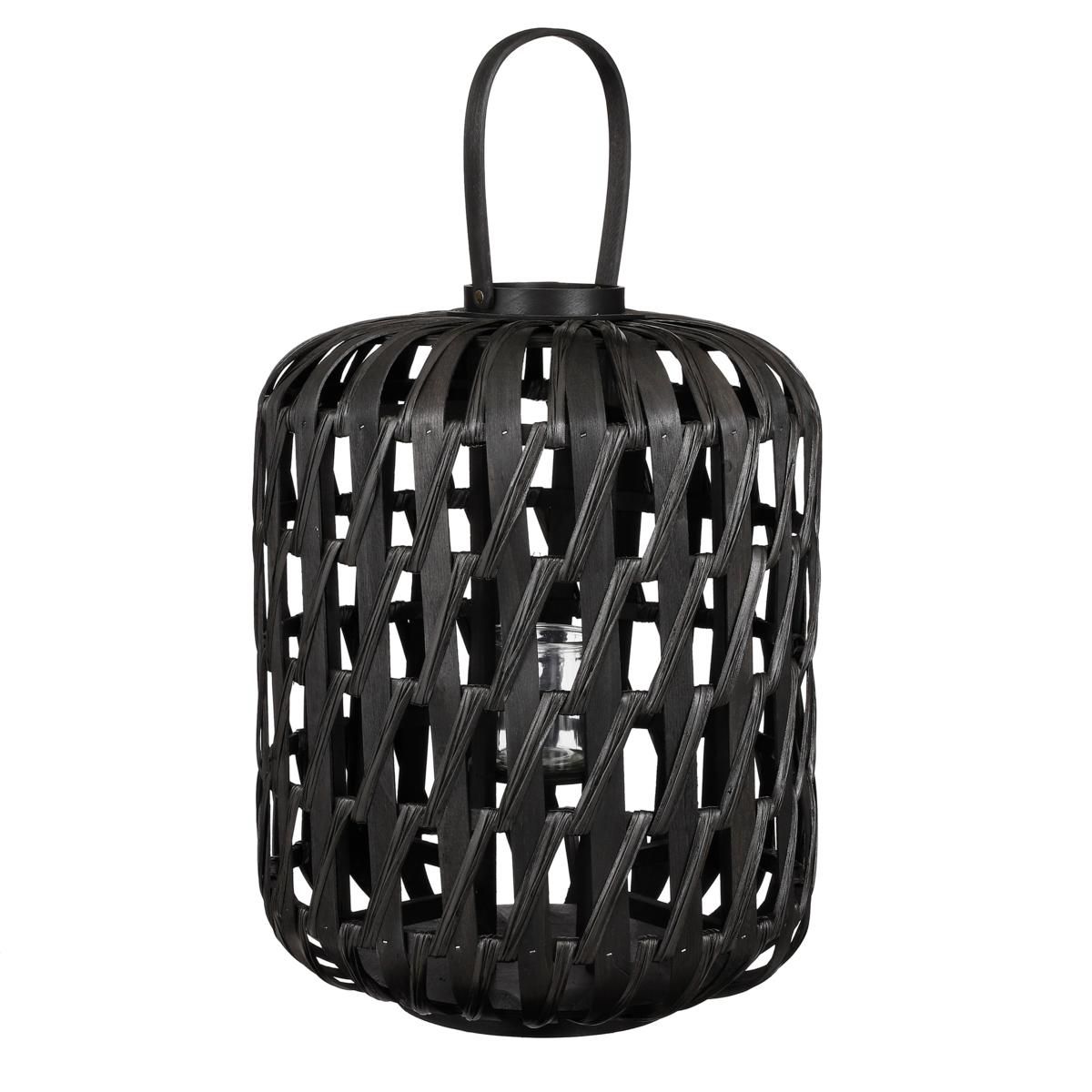LANTERNA C/PORTATEALIGHT -HELIOS HURRICANE- D.42 H.55 CM NERO