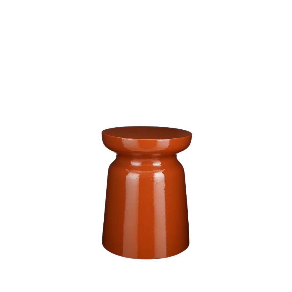 TAVOLO CERAMICA D.35 CMH.45 CM -STAGE- ARANCIONE