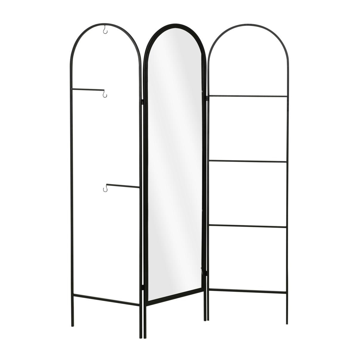 SEPARE IN METALLO 137X8,5 CM H.170 CM MARRONE