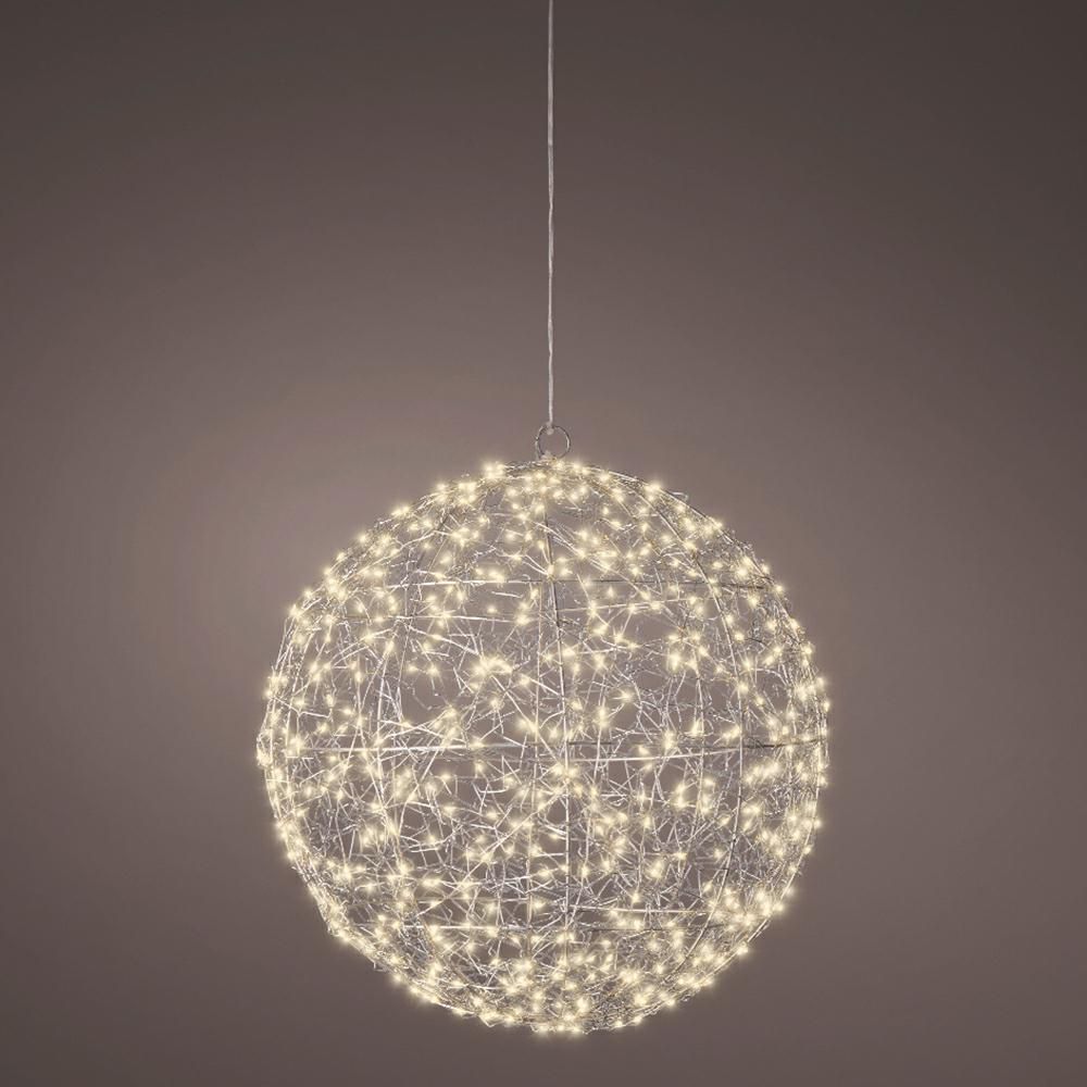 BALL LUMINOSA MICROLED D.38 CM L.CALDA -BALL 600- ESTERNO