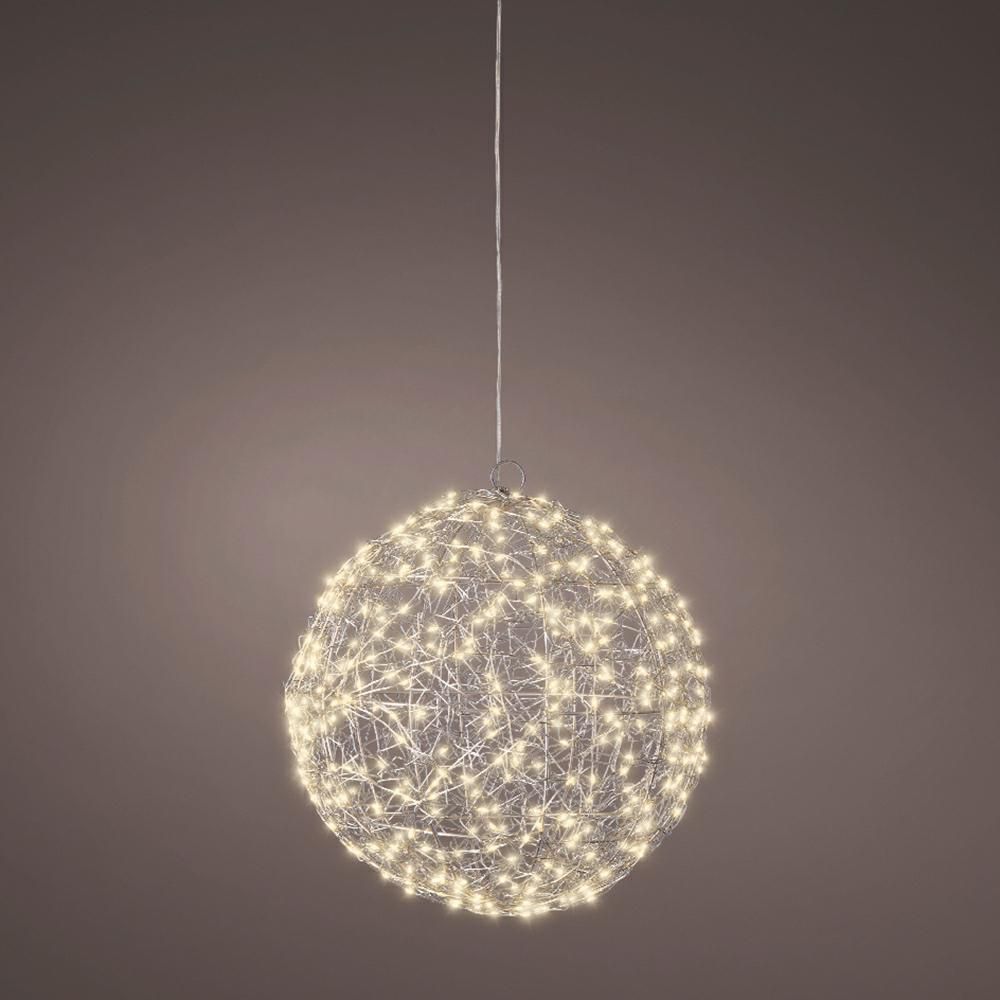BALL LUMINOSA MICROLED D.28 CM L.CALDA -BALL 400- ESTERNO
