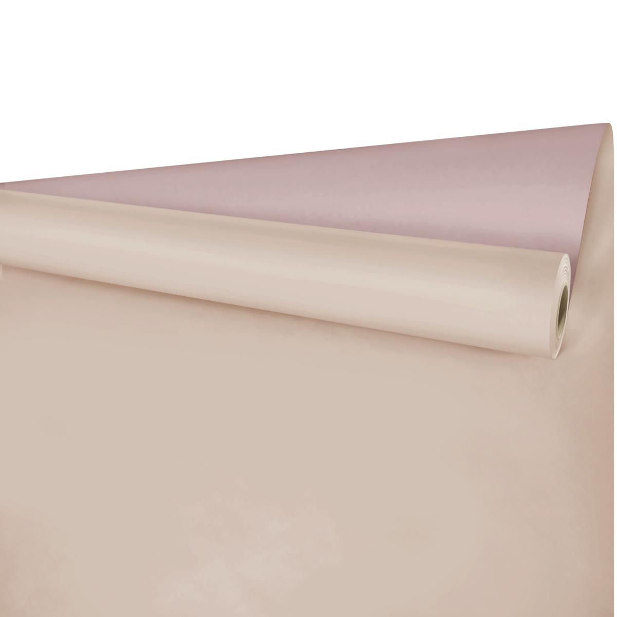 BOBINA PAPER ROLLS BICOLORE -OFFSET- CM 79X50 MT ROSA/CIPRIA