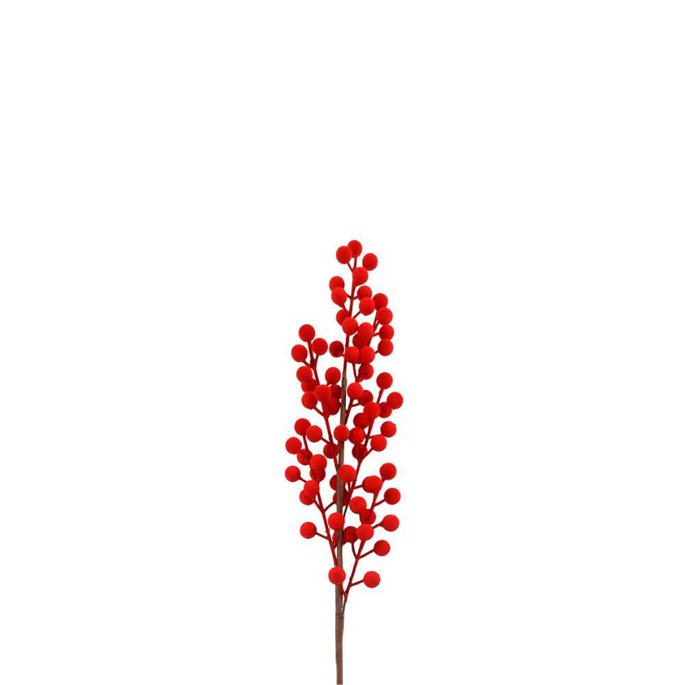 BACCHE RAMO CM.64 VELLUTATO ROSSO