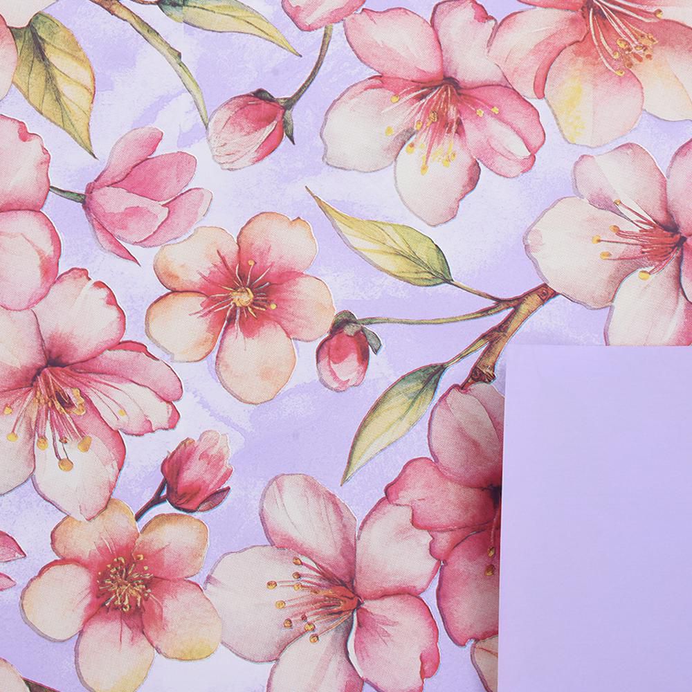 BOBINA PPL C/FIORI 1X25MT -MOMO- LAVANDA