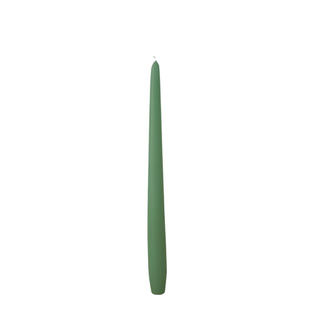 CANDELA CONICA D.2,5 CMH.25 CM -250/25- CONF. PZ.12 VERDE SCURO