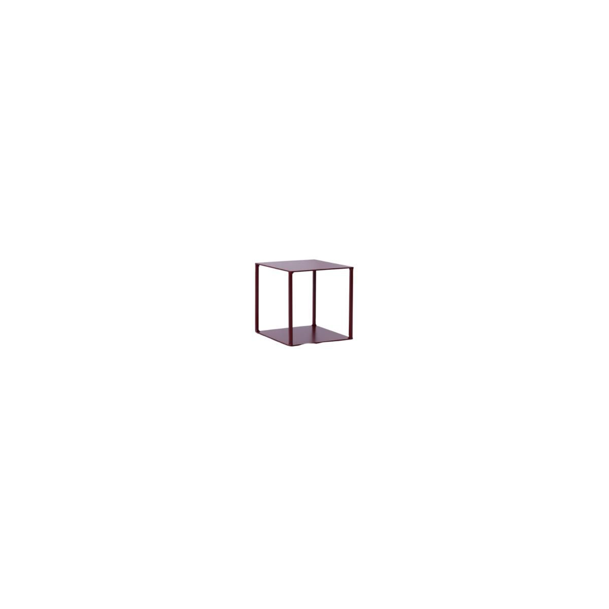 ALZATA FERRO BASE QUADRATA 20X20 CM H.20 CM VINACCIA