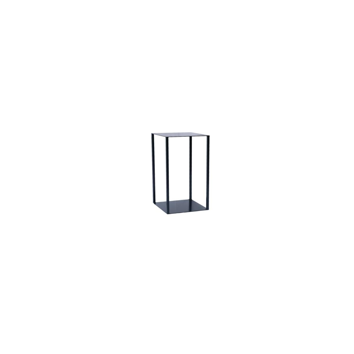 ALZATA FERRO BASE QUADRATA 30X30 CM H.50 CM BLU GRIGIO