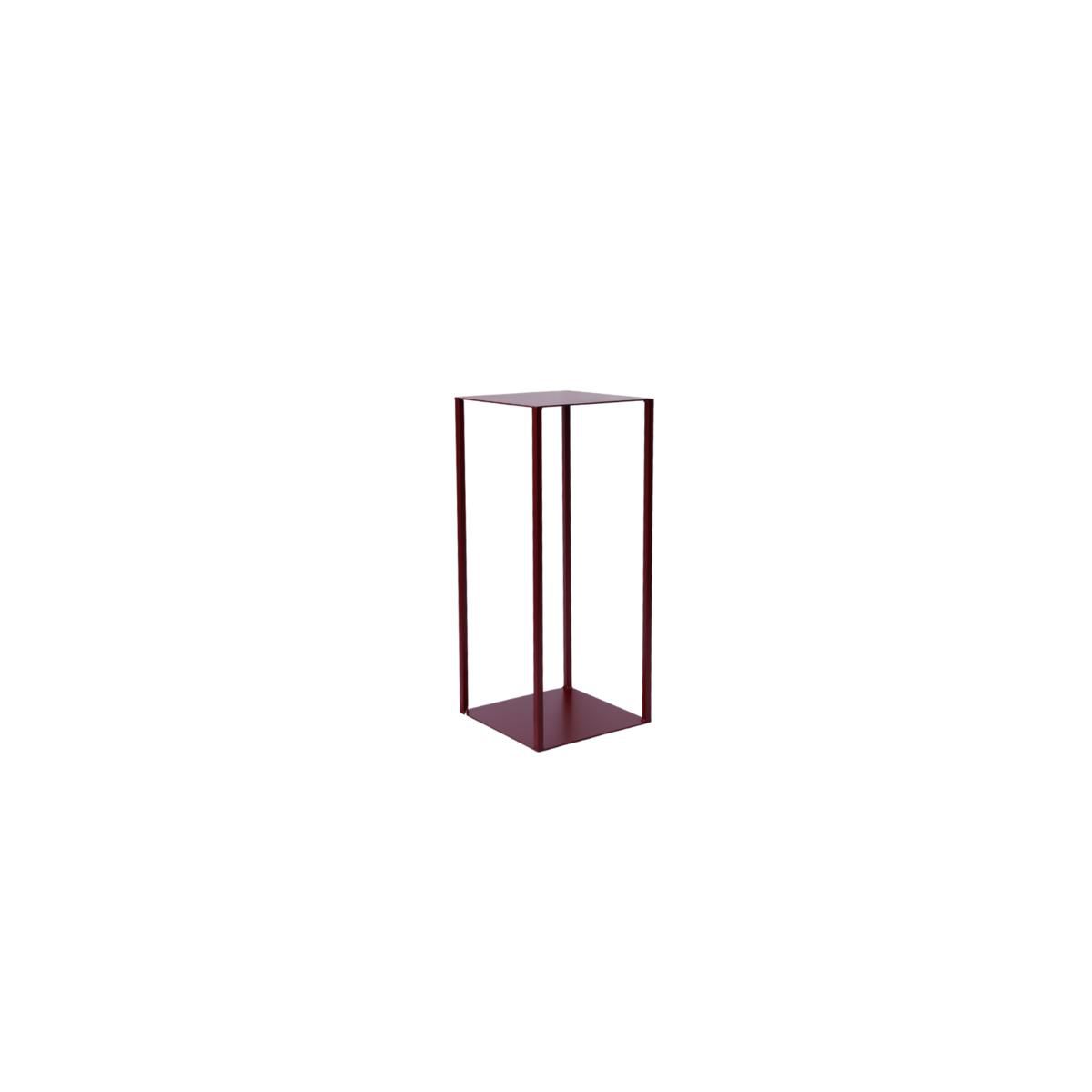 ALZATA FERRO BASE QUADRATA 30X30 CM H.70 CM VINACCIA ALZATA FERRO BASE QUADRATA 30X30 CM H.70 CM VINACCIA