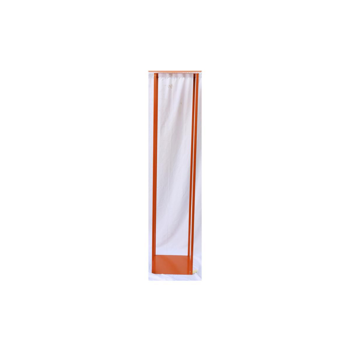 ALZATA FERRO BASE QUADRATA 38X38 CM H.180 CM ARANCIO BRUCIATO ALZATA FERRO BASE QUADRATA 38X38 CM H.180 CM ARANCIO BRUCIATO