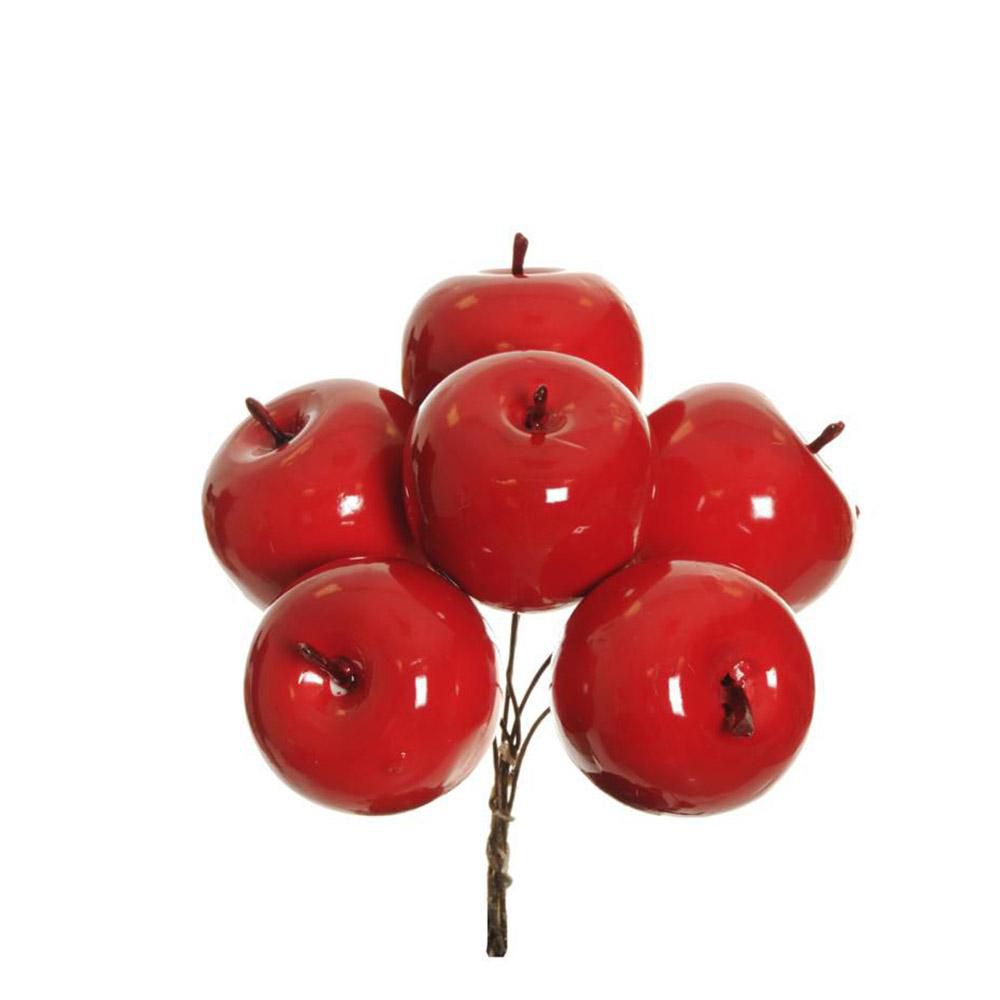 MELINE BUSH 6 PZ. D.5 CM H.16 CM ROSSO MELINE BUSH 6 PZ. D.5 CM H.16 CM ROSSO
