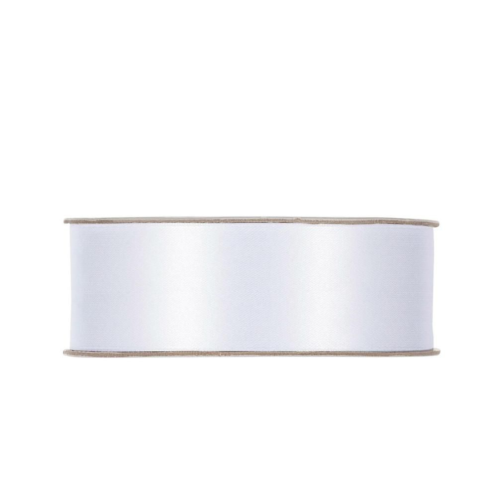 NASTRO DOPPIO RASO 25MM50MT BIANCO