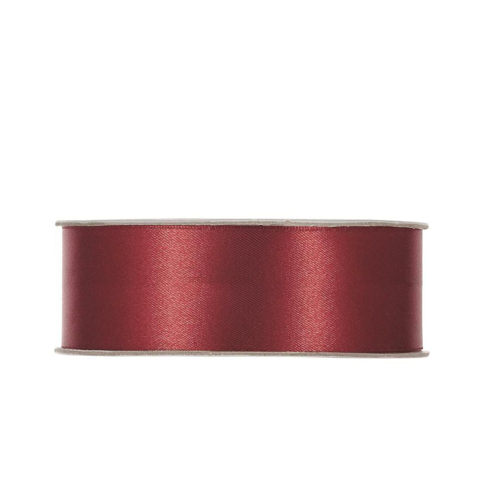NASTRO DOPPIO RASO 25MM50MT BORDEAUX
