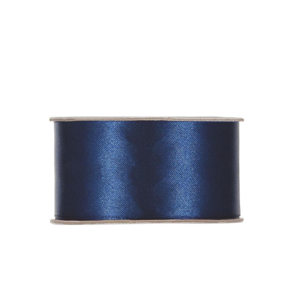 NASTRO DOPPIO RASO 40MM25MT BLU