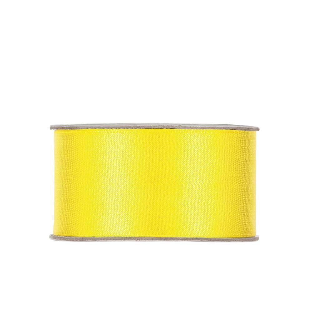 NASTRO DOPPIO RASO 40MM25MT GIALLO