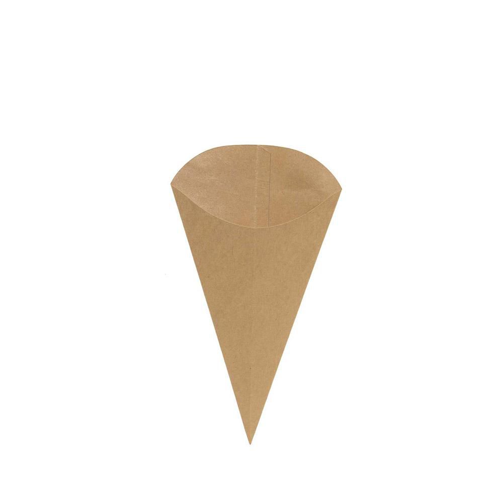 SET 50 CONI CARTA INTERNO IMPERMEABILE RICICLABILE D.6,5 H.15 CM