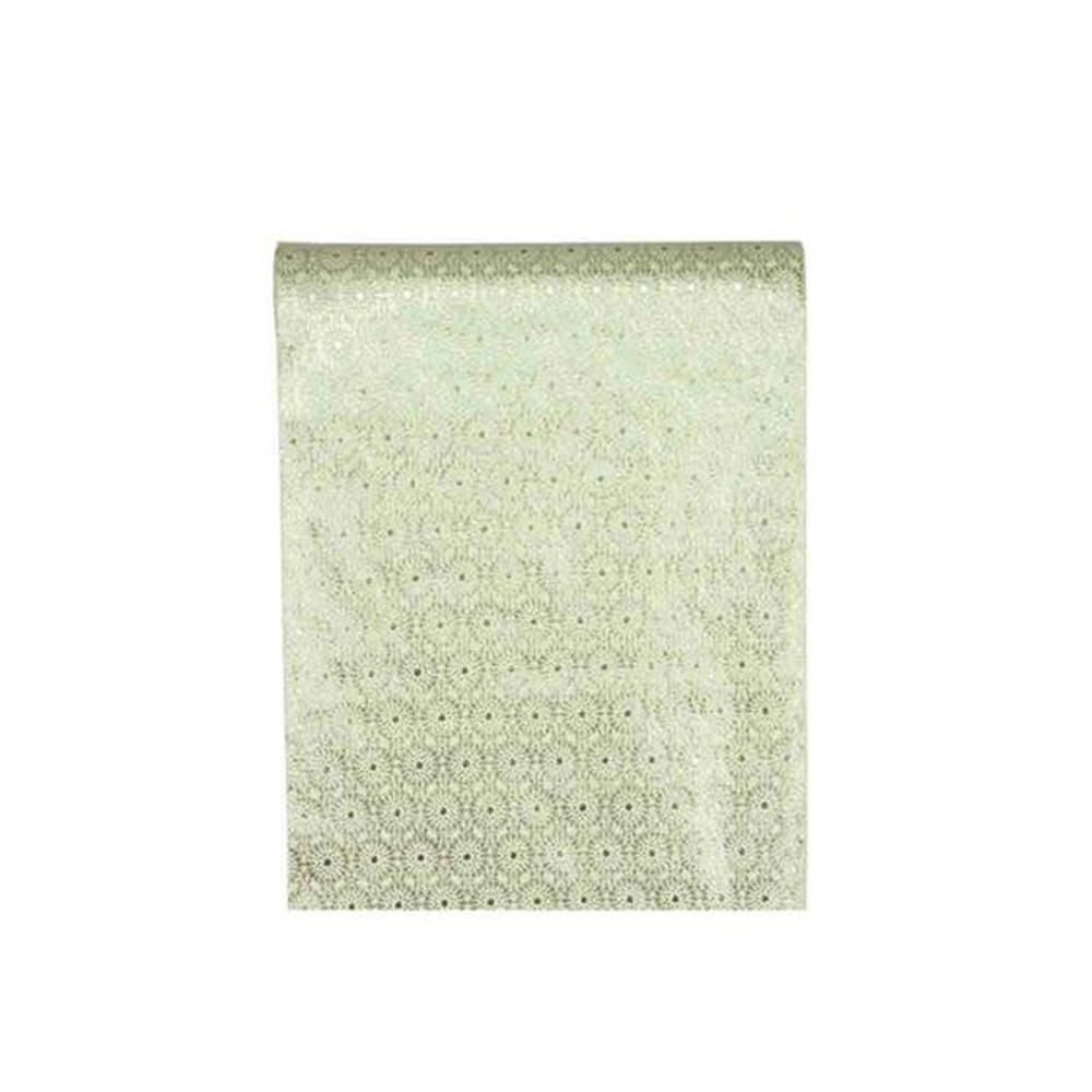 RUNNER VELLUTO -J’ADOR-CM 28X2,5 MT BIANCO/ORO RUNNER VELLUTO -J’ADOR-CM 28X2,5 MT BIANCO/ORO