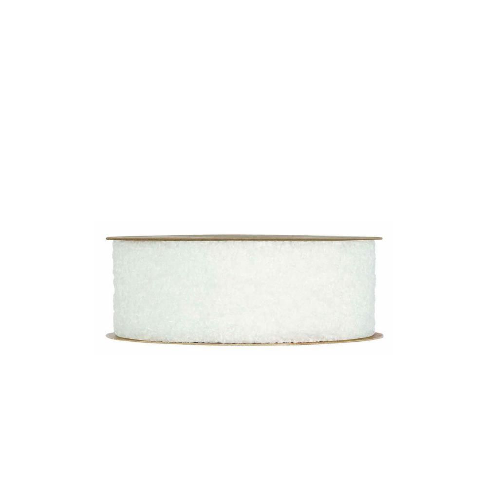 NASTRO ECOPELLICCIA -TEDDY- 38MM 10MT BIANCO