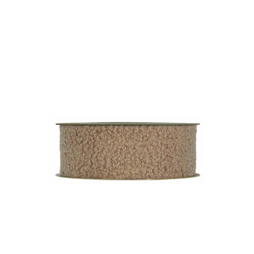 NASTRO ECOPELLICCIA -TEDDY- 38MM 10MT GRIGIO CHIARO