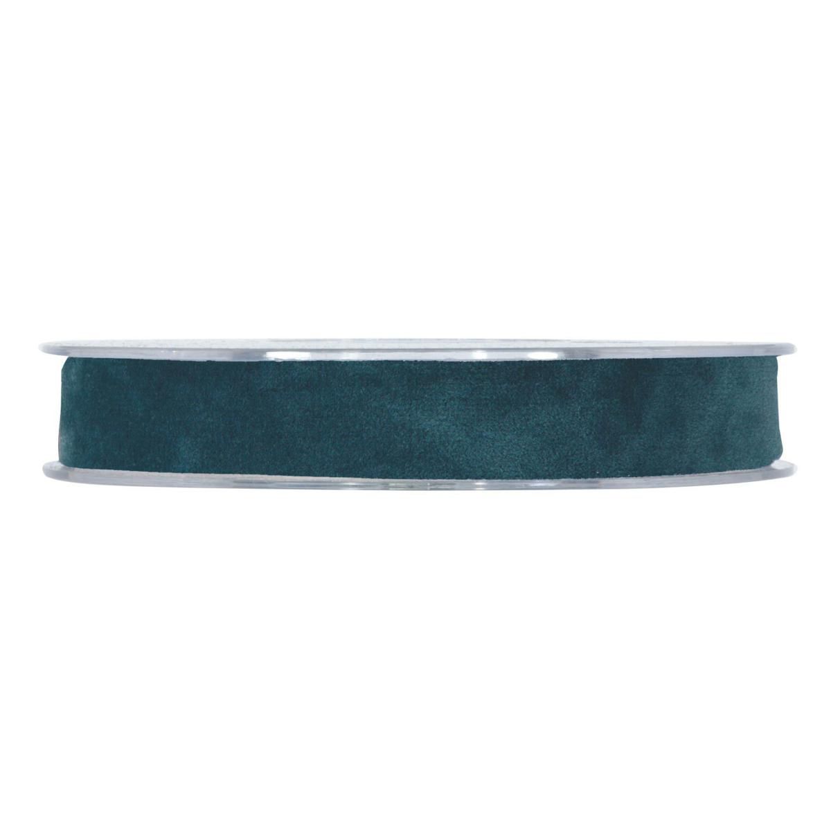 NASTRO DOPPIO VELLUTO 15MM 7MT SMOKING BLU