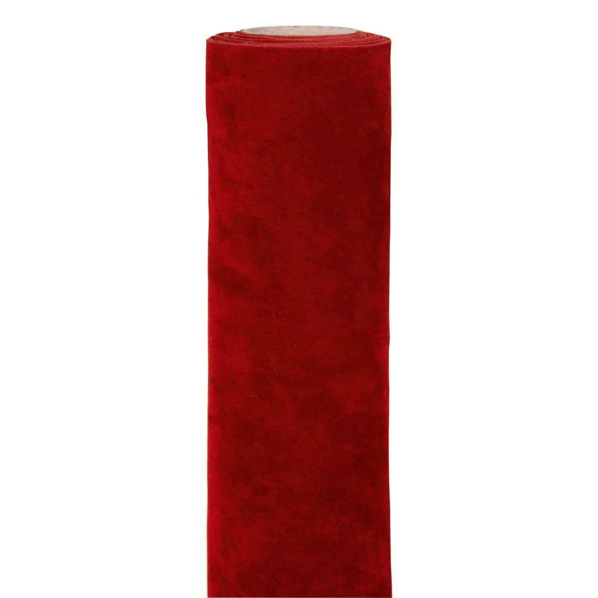 RUNNER DOPPIO VELLUTO CM 30X3 MT ROSSO RUNNER DOPPIO VELLUTO CM 30X3 MT ROSSO