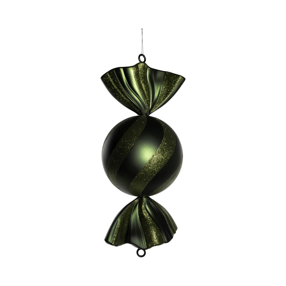 DECORO POLY CANDY D/APPENDERE H.75 CM VERDE