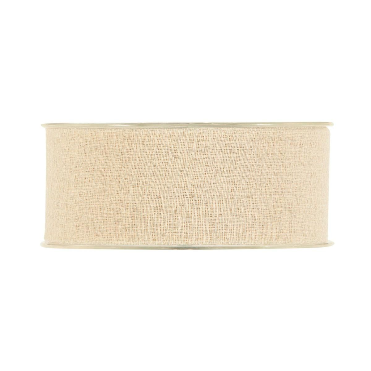 NASTRO GARZA DI COTONE 40MM 25MT -DELICATE- SALMONE