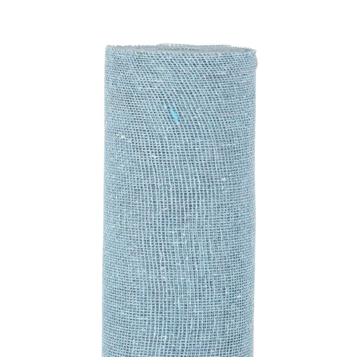BOBINA RETE COTONE CM 72X9 MT. CELESTE POLVERE BOBINA RETE COTONE CM 72X9 MT. CELESTE POLVERE