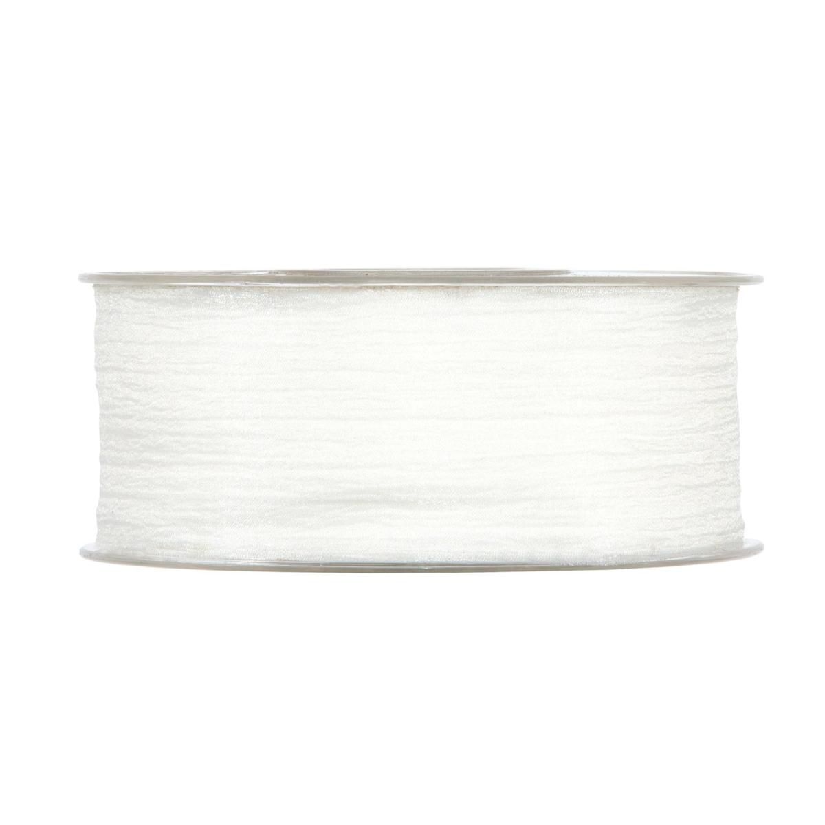 NASTRO VOILE 40MM 20MT -BRIDE- BIANCO