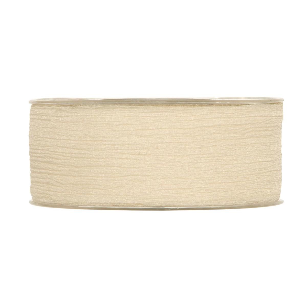 NASTRO VOILE 40MM 20MT -BRIDE- CREMA