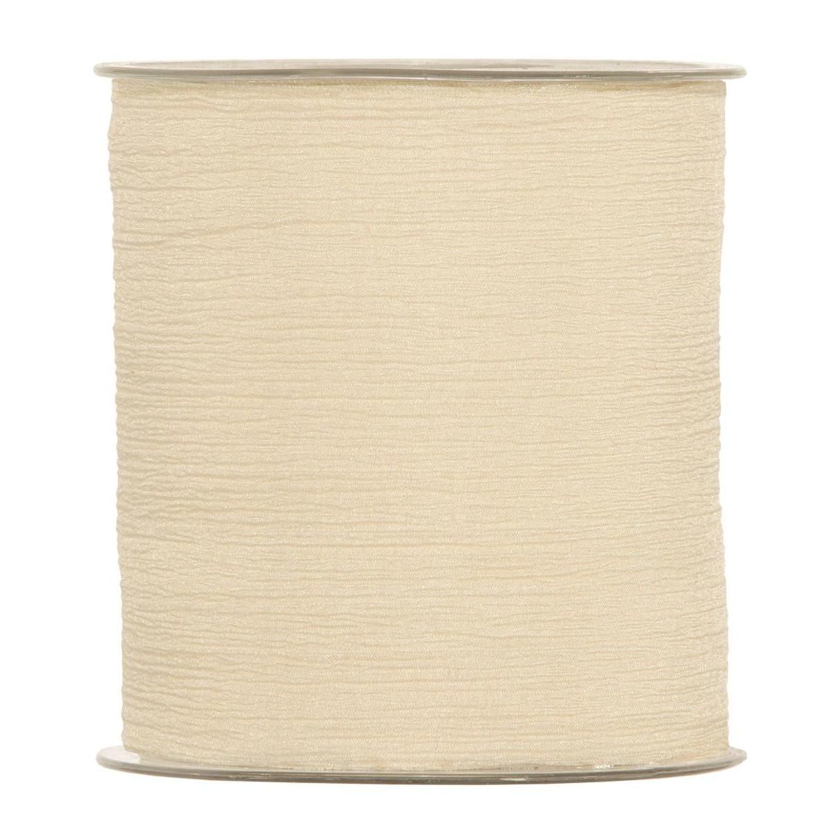 NASTRO VOILE 100MM 20MT-BRIDE- CREMA