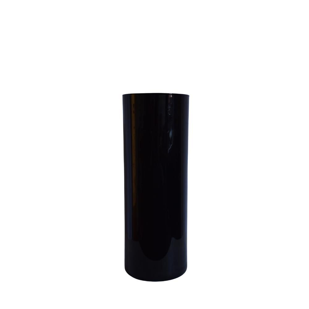CILINDRO VETRO D.15 CM H.40 CM NERO