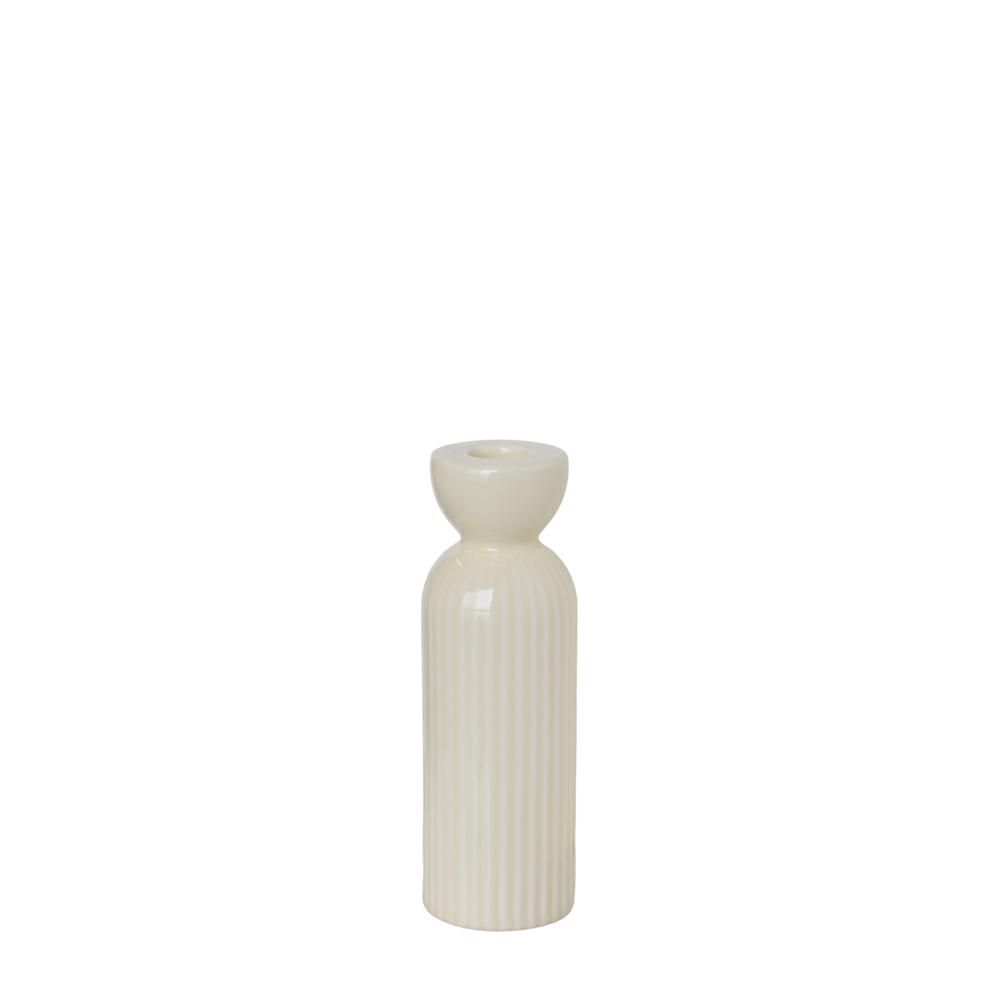 CANDELIERE CERAMICA D.6CM H.18 CM PANNA CANDELIERE CERAMICA D.6CM H.18 CM PANNA