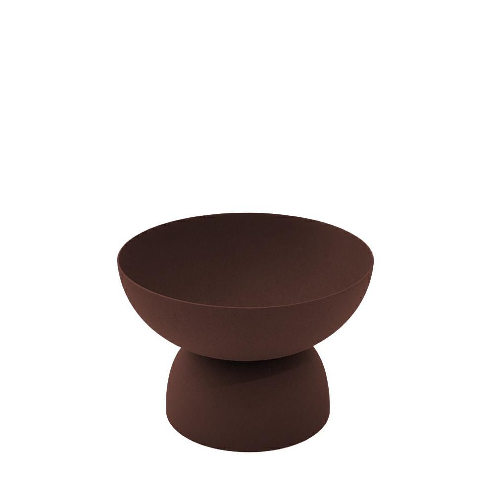 COPPA METALLO D.15 CM H.10,5 CM (S) -ECLETTICA- RUGGINE