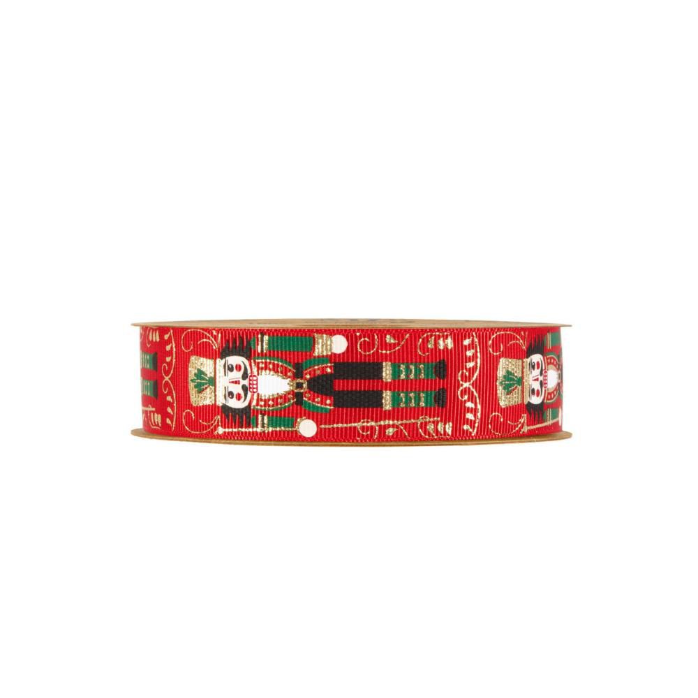 NASTRO GROS GRAIN -NUTCRACKER- 25MM 10MT ROSSO/NERO/VERDE/ORO NASTRO GROS GRAIN -NUTCRACKER- 25MM 10MT ROSSO/NERO/VERDE/ORO