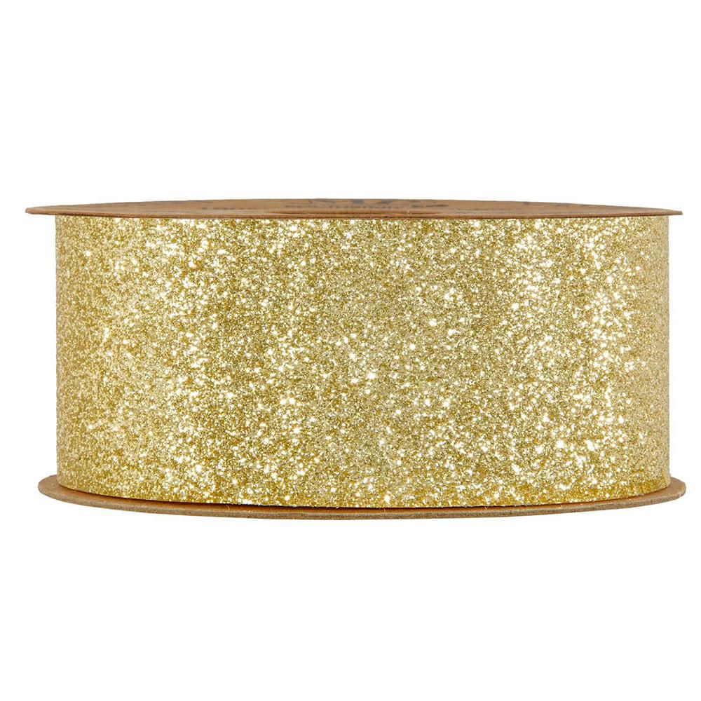 NASTRO GLITTER PERMANENTE -DESIREE- 40MM 10MT ORO