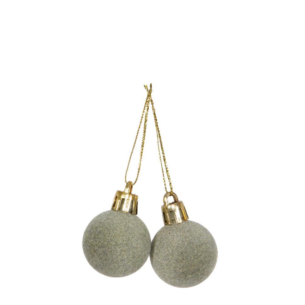 SCATOLA DA 12 SET DI 8 SFERE LEGNO MM.30 VERDE