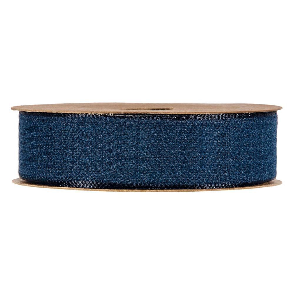 NASTRO EFFETTO CASHMERE25MM 20MT BLU